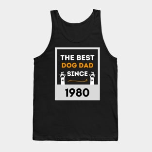 The Best Dog Dad Since 1980 Tank Top